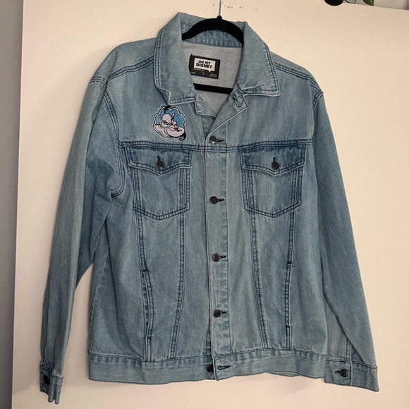 Oh My Disney Aladdin Embroidered Denim Jacket with Magic Carpet Patch - Picture 2 of 6